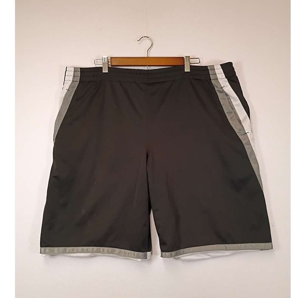 Athletic Starter Mens L Black White Reversible Mesh Basketball Shorts RM15116